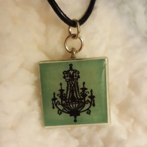 Glass Tile Necklace